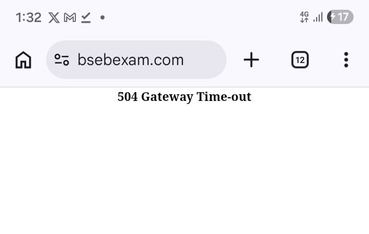 Bseb 12th Result website down