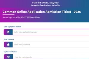 KCET Admit Card 2026