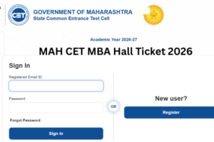 MAH MBA CET Hall Ticket 2026 Out