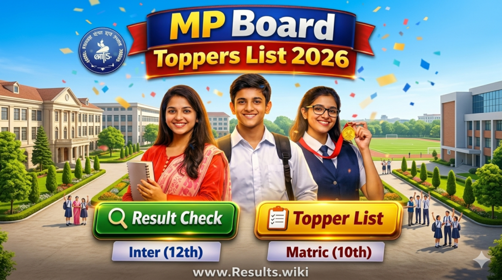 MP Board Toppers List 2026