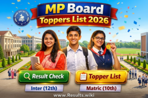 MP Board Toppers List 2026