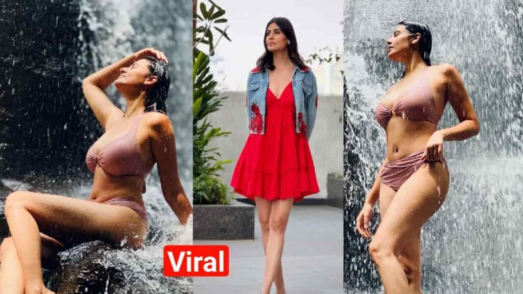 Malti Chahar की बिकिनी फोटोज ने बढ़ाया इंटरनेट का तापमान, वाटरफॉल के नीचे खड़े होकर दिए ऐसे पोज़