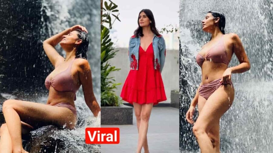 Malti Chahar की बिकिनी फोटोज ने बढ़ाया इंटरनेट का तापमान, वाटरफॉल के नीचे खड़े होकर दिए ऐसे पोज़