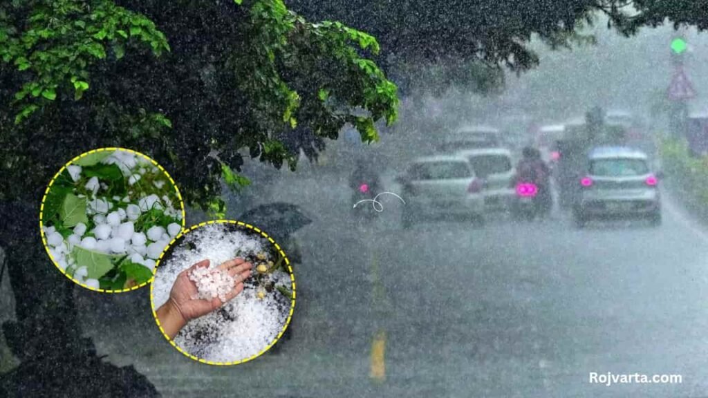 अप्रैल में सावन जैसा मौसम: उत्तर भारत में झमाझम बारिश और ओलावृष्टि से बदला मिजाज