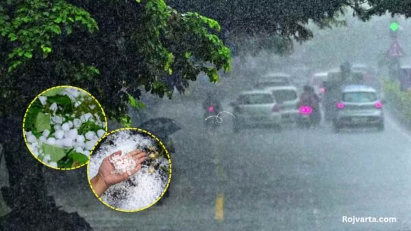 अप्रैल में सावन जैसा मौसम: उत्तर भारत में झमाझम बारिश और ओलावृष्टि से बदला मिजाज