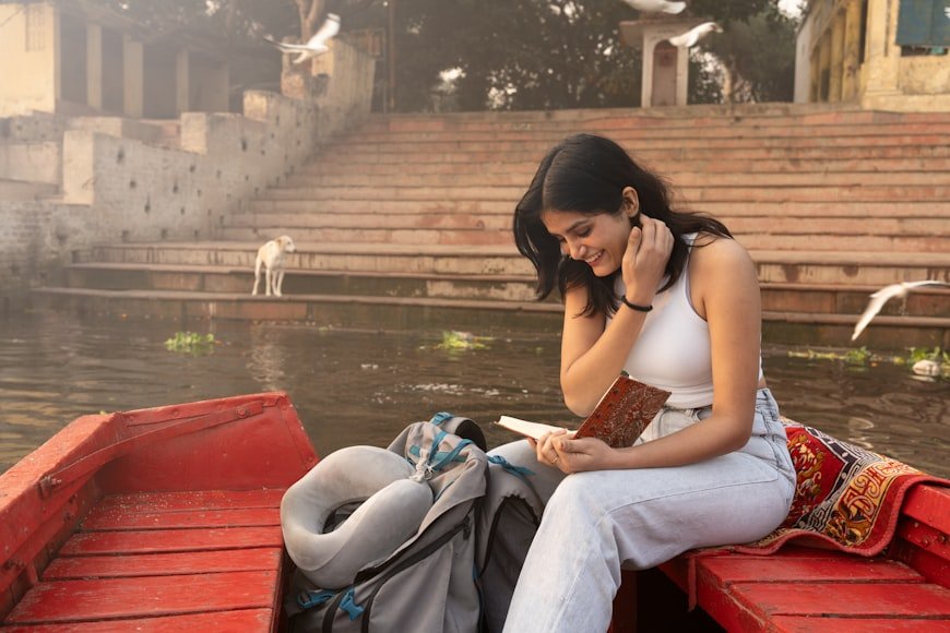 student studying morning